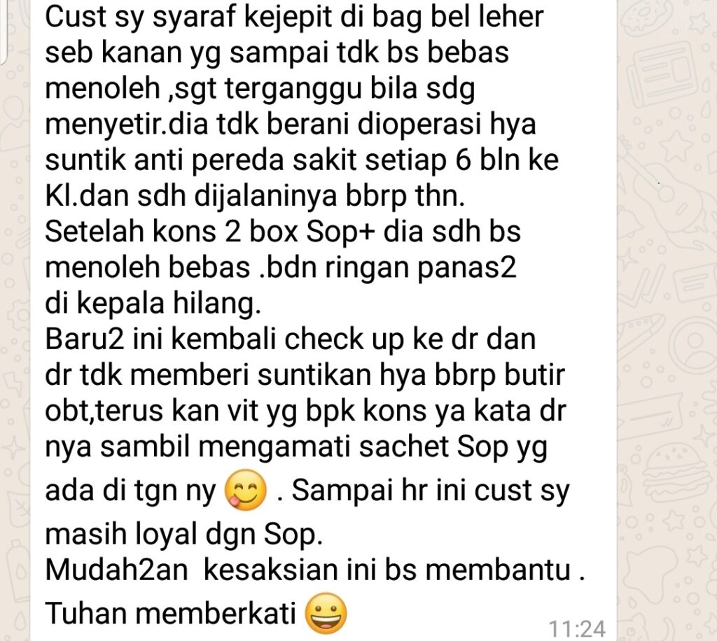 Testimoni Syaraf Kejepit