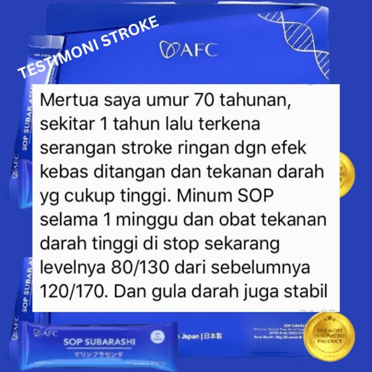 Testimoni SOP Subarashi Stroke