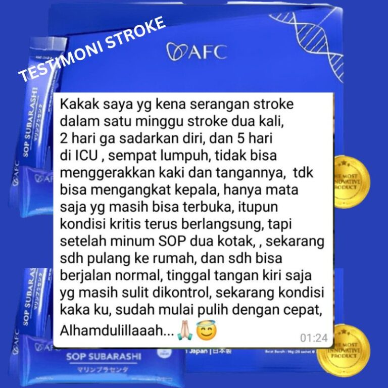 Testimoni SOP Subarashi Stroke