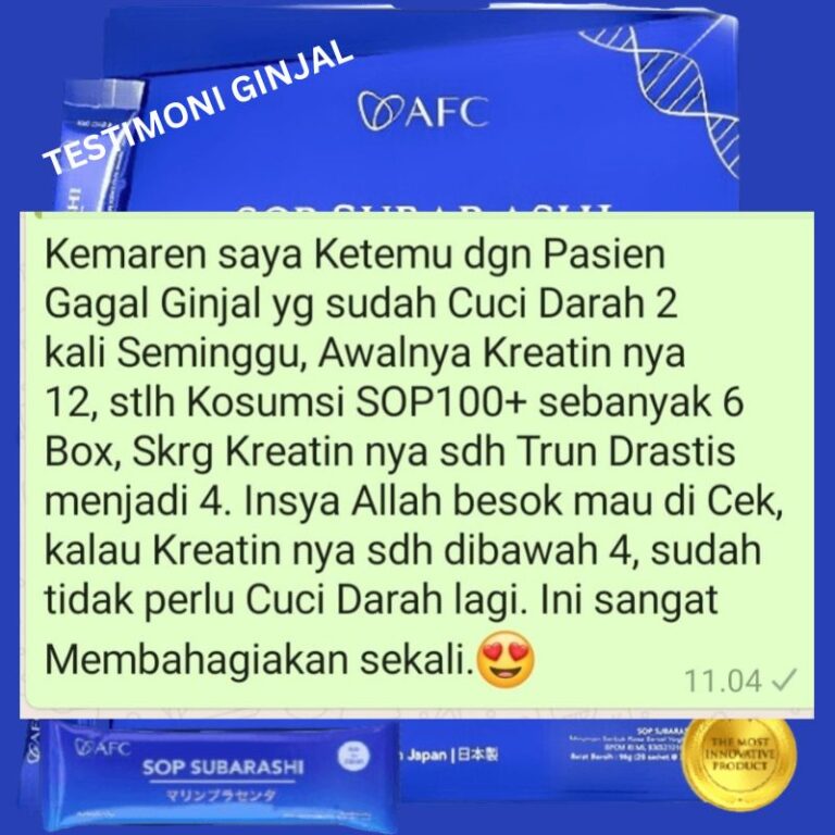 Testimoni Sop Subarashi Ginjal 2