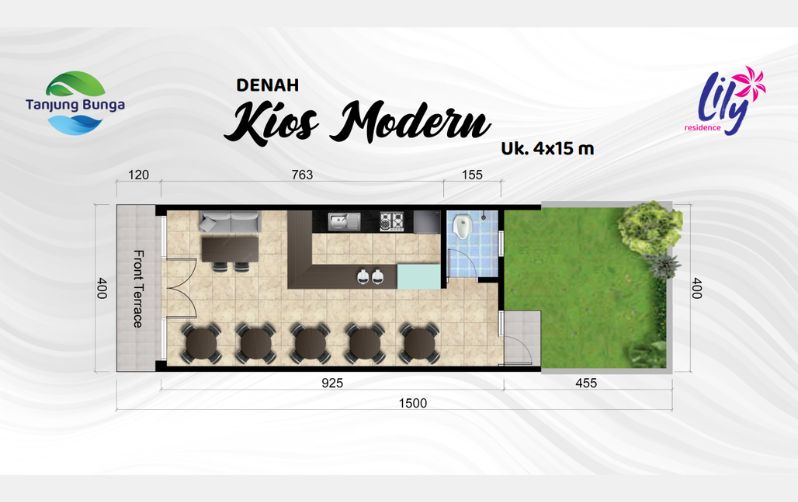 Kios Lily Residence Tanjung Bunga